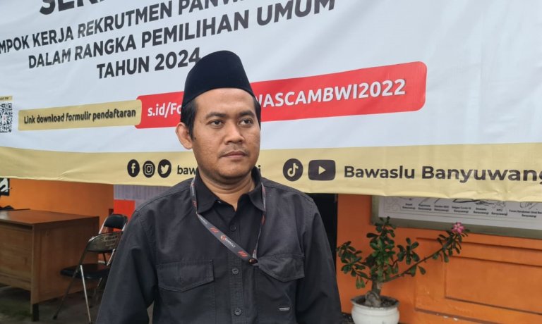 Bawaslu Banyuwangi akan Umumkan 150 Peserta Lulus Tes Tertulis CAT Hari ini