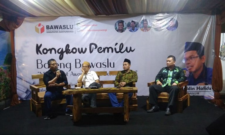 Kongkow Pemilu, Cara Bawaslu Banyuwangi Ajak Masyarakat Ikut Awasi Pemilu