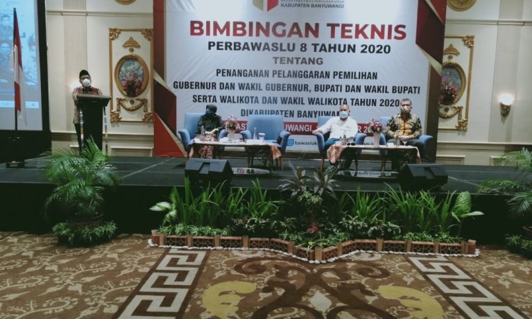 Penanganan Pelanggaran Pilkada diatur Perbawaslu 8 tahun 2020, Bawaslu Banyuwangi Lakukan Penyesuaian