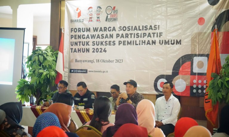 Sosialisasi Pengawasan Partisipatif, Peran Aktif Masyarakat Wujudkan Pemilu yang Demokrasi