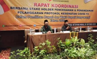 Bawaslu Banyuwangi Pastikan Semua Stakeholder Dukung Pilkada 9 Desember 2020.