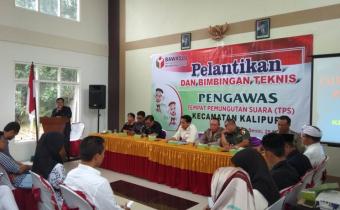 Bawaslu Banyuwangi Resmi Lantik 5210 Pengawas TPS Serentak Di 25 Kecamatan Se-Kabupaten Banyuwangi