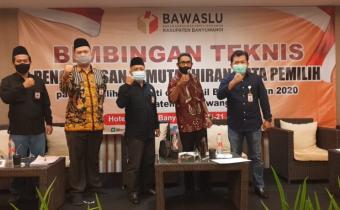 Jelang Tahap Penetapan dan Pengundian Nomor Urut Paslon, Bawaslu Banyuwangi Lakukan Upaya Pencegahan